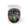 250 Years of Freedom Mug — Statue of Liberty & American Landmarks Coffee Cup