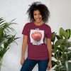 Maroon - Eat Healthy T-shirt