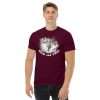 Maroon - Wild and Free T-shirt with White Text