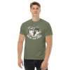 Military Green - Wild and Free T-shirt with White Text