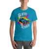 Aqua - Burnin’ Rubber T-shirt White Text
