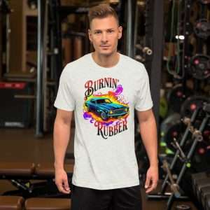 Ash - Burnin’ Rubber T-shirt Gradient Lettering