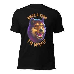 Black - Once A Year I’m Myself T-shirt