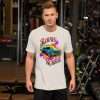 Heather Dust - Burnin’ Rubber T-shirt Gradient Lettering