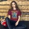 Maroon - Pawsitively Purrfect Vibes T-shirt