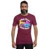 Maroon - Slick Tires Wild Fires T-shirt