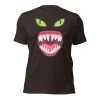 Brown - Green Eyes Halloween T-shirt