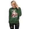Forest Green - Merry Christmas with Santa Sweatshirt