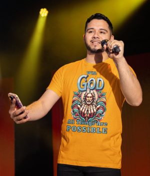 With God All Things Are Possible, Bella+Canvas 3001 T-shirt