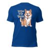 True Royal - My Dog Is My Therapist - Bella+Canvas 3001 T-shirt