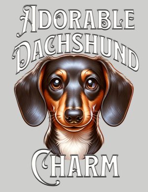 Adorable Dachshund Charm T-shirt