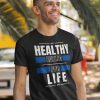 Healthy Eating For Life โ Soft, Unisex Bella + Canvas 3001 Tee