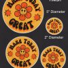 Make Today Great Vinyl Sticker in Glossy Finish