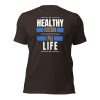 Brown - Healthy Eating For Life - Bella+Canvas 3001 T-shirt